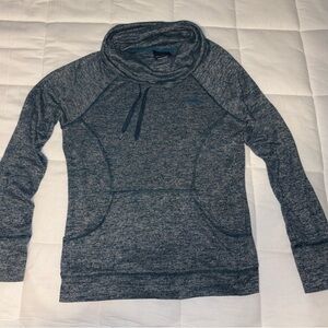 Reebok Blue Turtleneck Sweater with High Collar